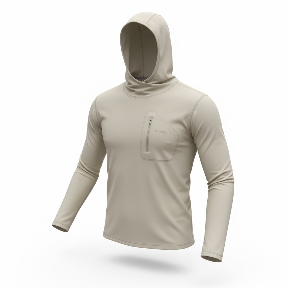 Patagonia Tropic Comfort Hoody II Men's XL Gray Sun Hoodie Pullover 52120